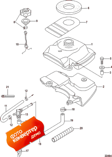 Fuel Tank, All Models-serial # 0r318095 And Below ( ,      # 0r318095  )