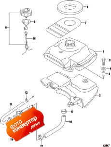 Fuel Tank, All Models-serial # 0r318096 Thru 0r448032 ( ,      # 0r318096 Thru 0r448032)