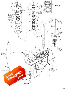 Gear Housing, Driveshaft-standard/counter-fleetmaster (  ,  - / counter-fleetmaster)