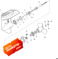 Gear Housing, Propeller Shaft (   )