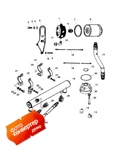 Oil Cooler, Filter And Adaptor (serial # 0f348742 And Down) (Oil Cooler,    (serial # 0f348742  Down))