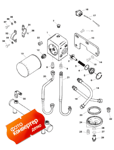 Oil Cooler, Oil Filter And Adaptor (Oil Cooler,    )