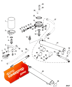 Oil Cooler / Oil Filter (serial # 0m952908 Thru 0m953904) (Oil Cooler /   (serial # 0m952908 Thru 0m953904))