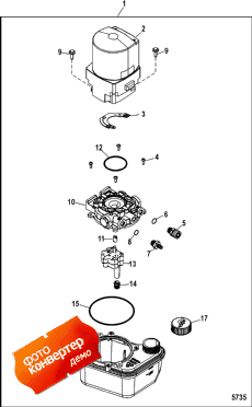 Pump/motor Assembly (865380a13) (����� / motor Assembly (865380a13))