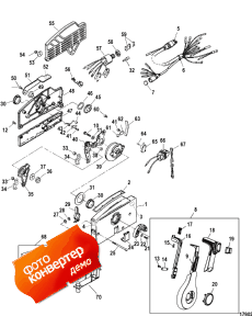 Remote Control-4000 Side Mount (non Power Trim) ( -4000   ( Power trim))