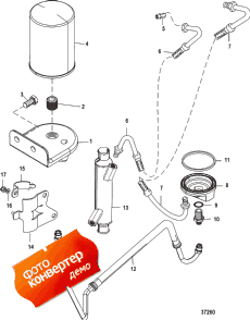 Remote Oil Filter, 383 Mag Bravo 4v (Remote  , 383 Mag Bravo 4v)
