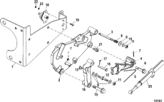 Shift Bracket (design I-with Cotter Pins) (  (design I-with s))