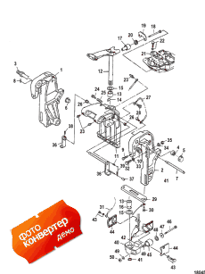 Transom And Swivel Brackets (power Trim) (Transom   s (Power trim))