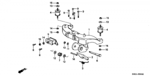   /    (Mount Frame / Upper Mount Rubber)