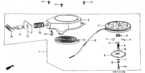   (bf6b / bx / d6,bf8ax / b / bx) (Recoil Starter (bf6b / Bx / D6,bf8ax / B / Bx))