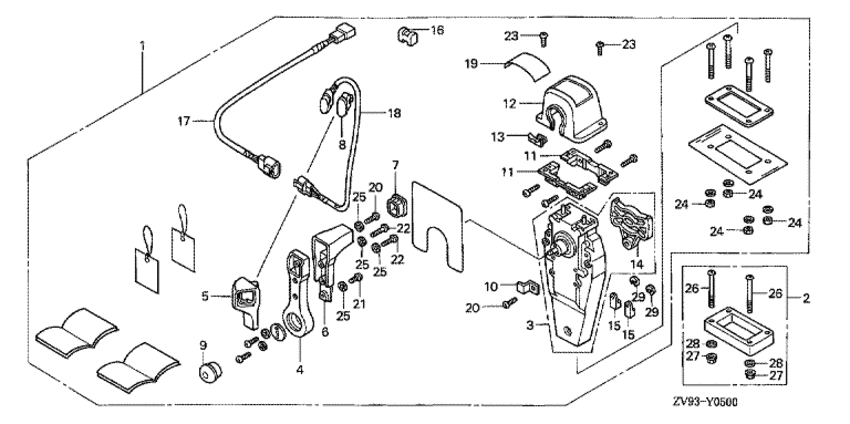  BF30A1 -   (, ,  ) - Remote Control (top Mount Single Type) (right)