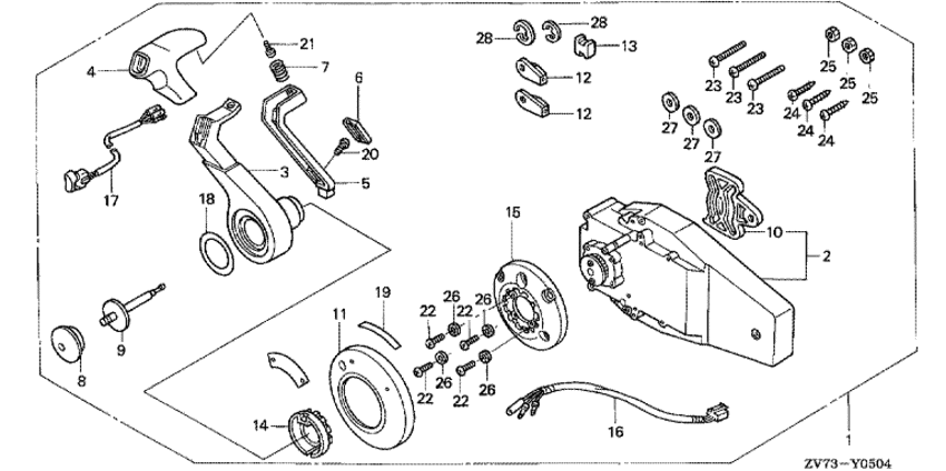      BF30D4 -   (,  ) - Remote Control (flush Mount Type) (right)