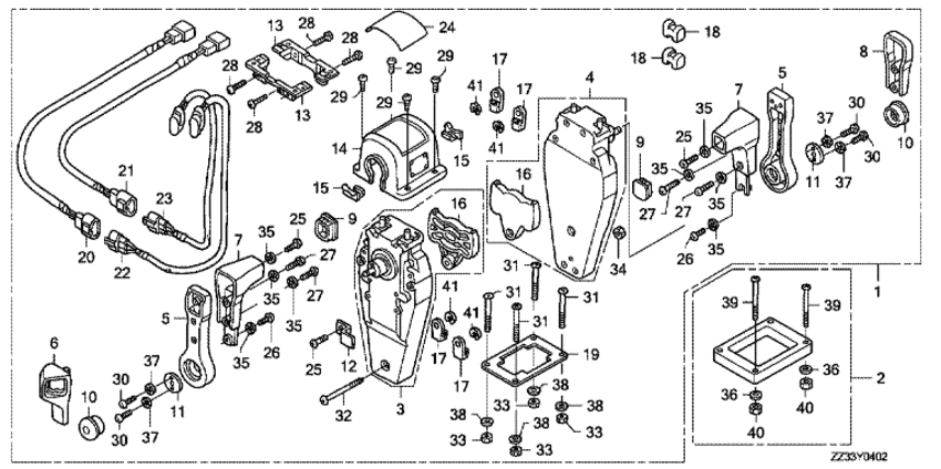    BF60A - Remote Control Box (top Mount Dual Type) (right) -     (,  ) ()