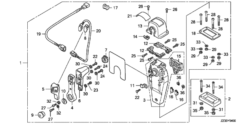     BF60A -     (,  ) () / Remote Control Box (top Mount Single Type) (right)