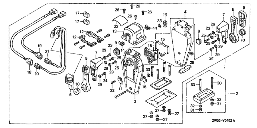     BF75A1 -   (, ,  ) - Remote Control (top Mount Dual Type) (right)