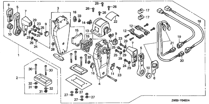      BF75AT - Remote Control (top Mount Dual Type) (left) /   (,  ) ()