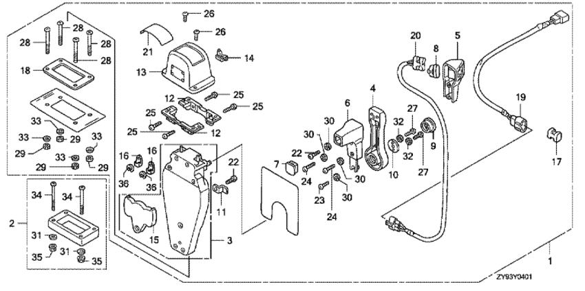      BF90DK0 - Remote Control (top Mount Single Type) (left) /   (, ,  )