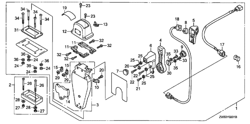  -  BF115A2 -   (, ,  ) / Remote Control (top Mount Single Type) (left)