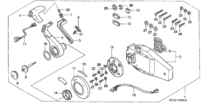      BF135A4 - Remote Control (flush Mount Type) (right) -   (,  )