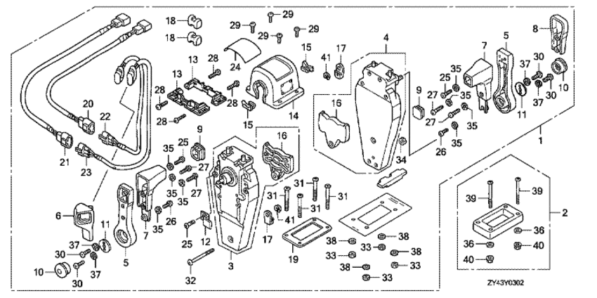     BF225AK1 - Remote Control (top Mount Dual Type) (right) -   (, ,  )