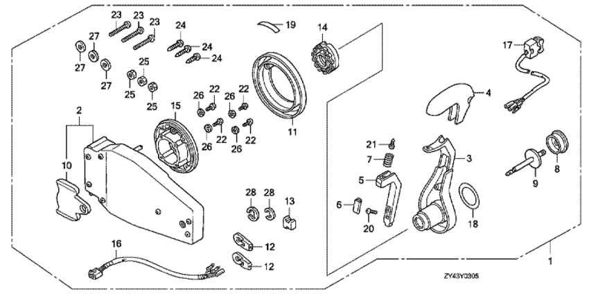  4-  BF225AK1 - Remote Control (flush Mount Type) (left) -   (,  )