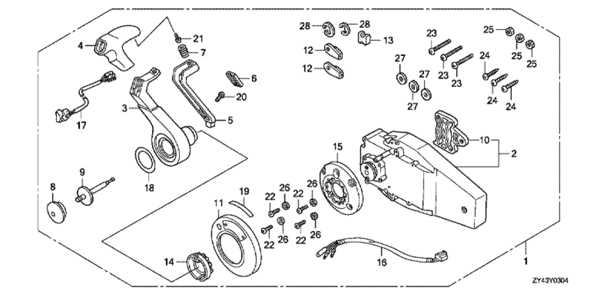     BF225AK1 - Remote Control (flush Mount Type) (right) -   (,  )