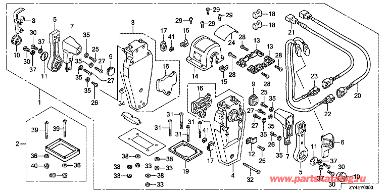     BF225AK3 - Fop-3-3   (,  , ) - Fop-3-3 Double Type Remote Control Top Mount (Left)