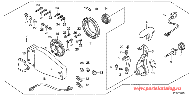    BF225AK3 - Fop-3-5 Flush Type Remote Control Top Mount (Left)