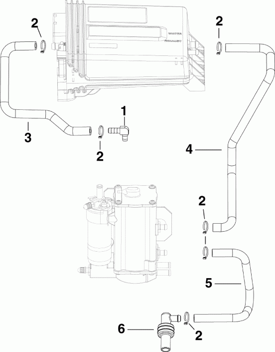    E175DCXSCF  - oling Hoses - oling s