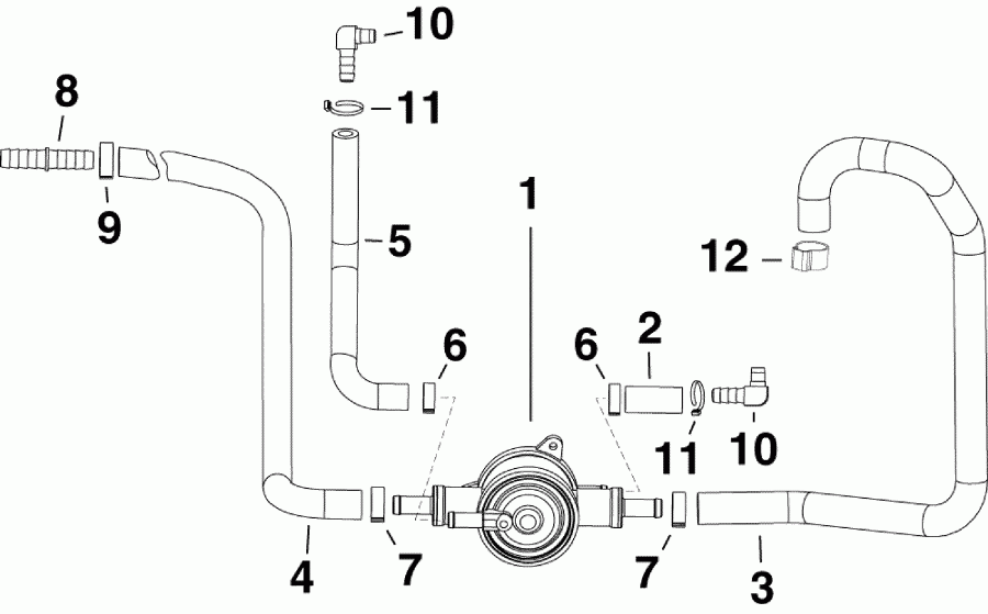  Evinrude A115GHXAFH  - fuel Lift Pump /   