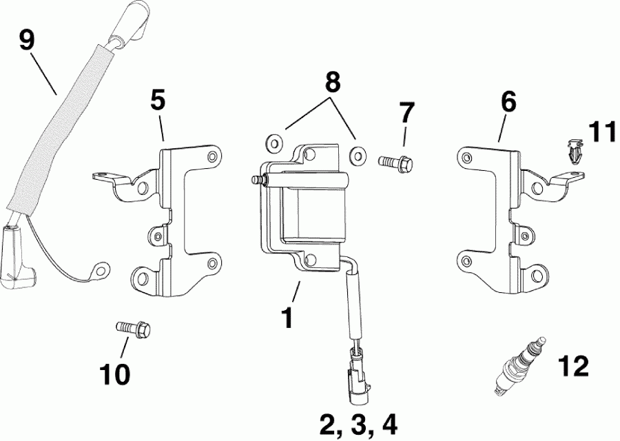 ����� Evinrude E115DPLAFB  - ignition Coils