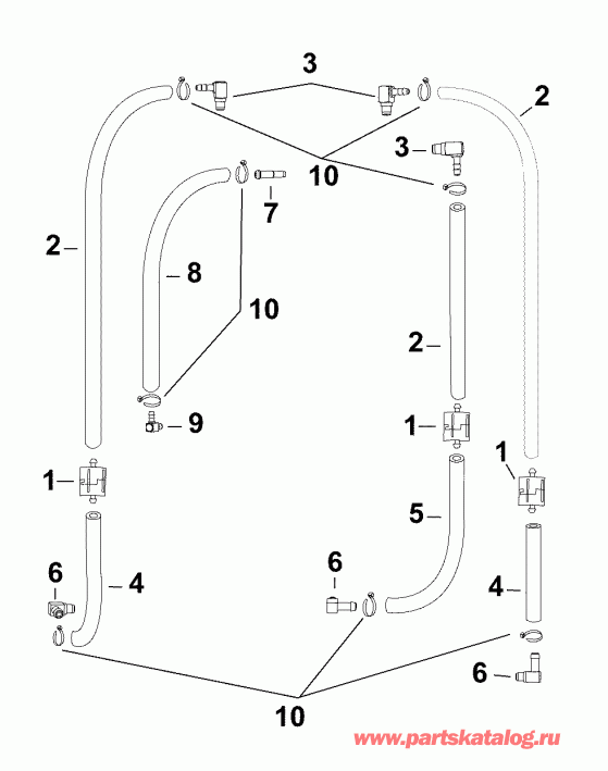   Evinrude E130DPXAFB  - C   / oil Recirculation System