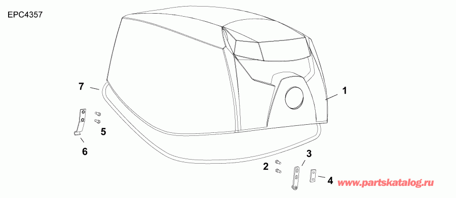 ��������� ��������� ������� E30MALAFA  - ������ ��������� (�����) - engine Cover