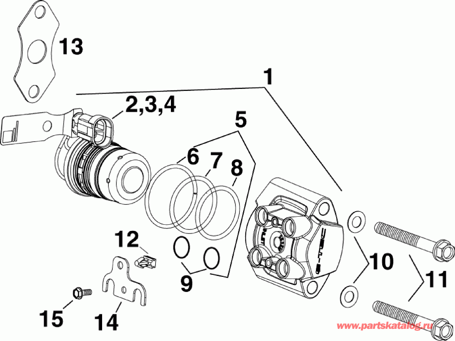    Evinrude E40DPLAFB  -   - fuel Injector