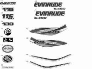  -  (Decals - White)