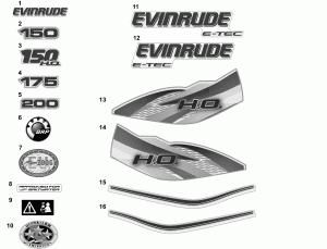  -  (Decals - White)