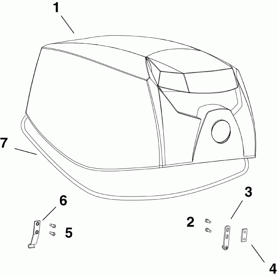    Evinrude E15HTSXINC  - gine  / gine Cover