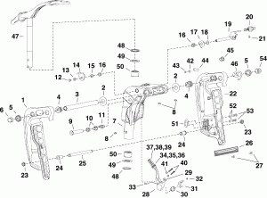   - Power trim  Tilt (Swivel Bracket - Power Trim And Tilt)