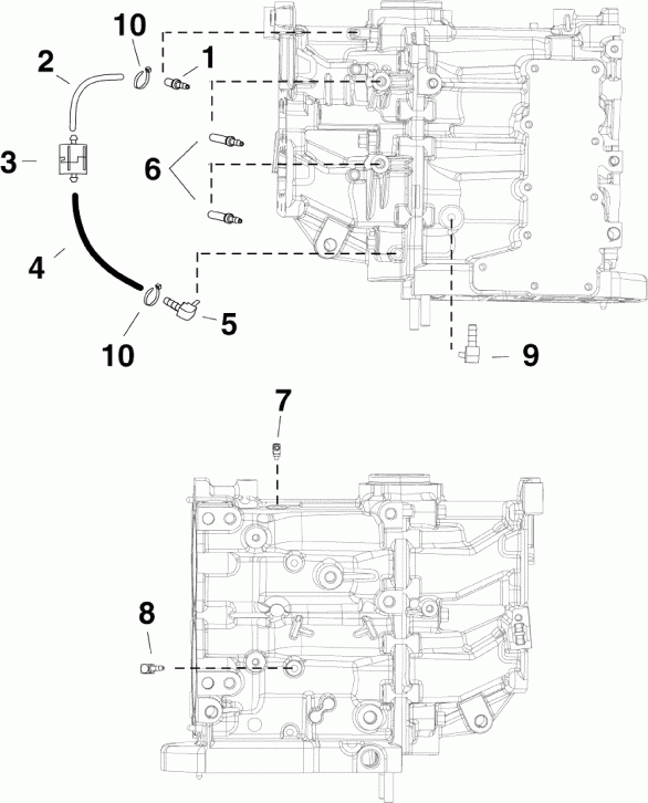 ����� Evinrude E30DRSLINC  - l Recirculation System