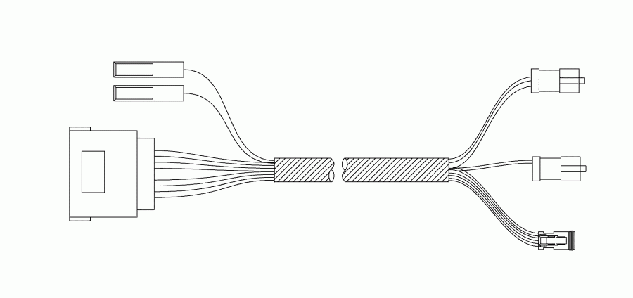   B10PL4AAA  - mws To Portable Adapter   - mws To Portable Adapter Harness