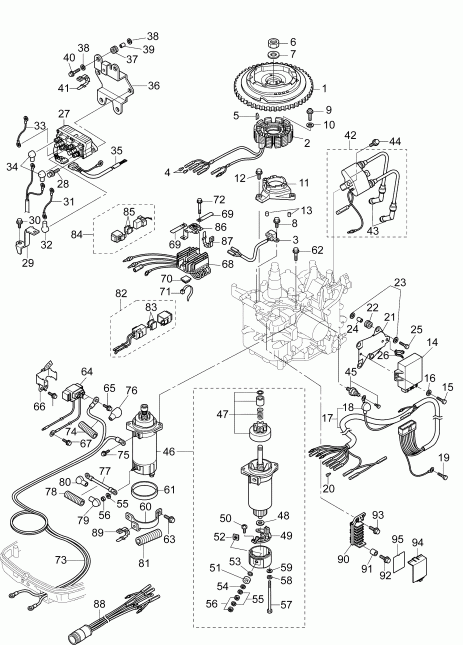  EVINRUDE B15TEL4AAA  -  System / electrical System