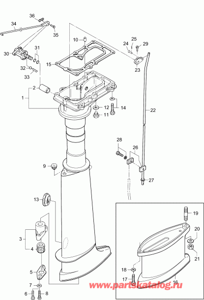   B6R4AAB  - driveshaft Housing /   