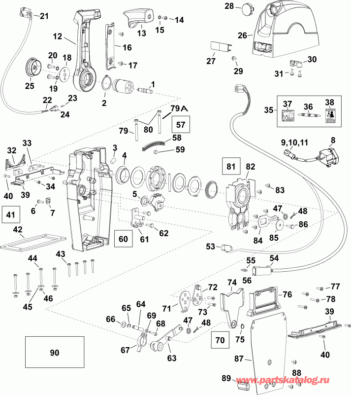 ��������� ������� E10EL4AAA  - binnacle Mount Remote Control