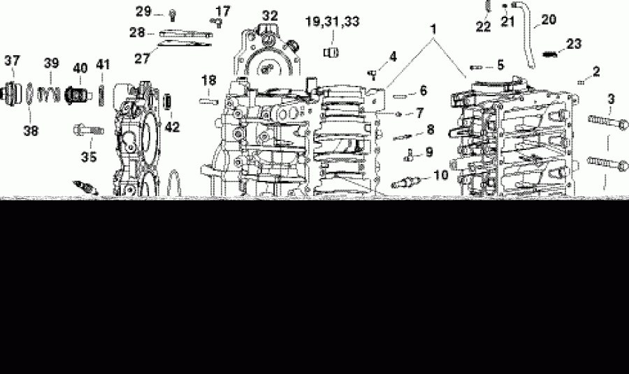    E130DSLAAB  - cylinder & Crankcase -  &  