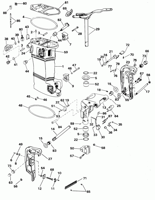  EVINRUDE BE35ARSIB rope start, tiller, 15 in shaf  - Power Trim & Tilt - Pl - Vl -    - Pl - Vl