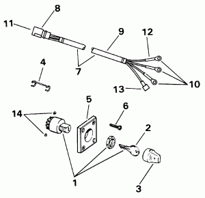 Ignition  &  - 9.9 (Ignition Switch & Cable - 9.9)