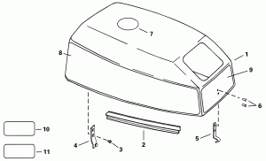   () - Evinrude (Engine Cover - Evinrude)