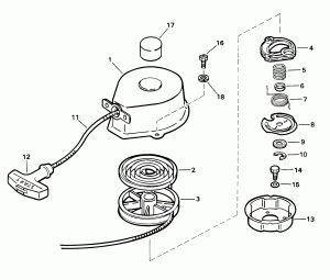     (Recoil Starter Assembly)