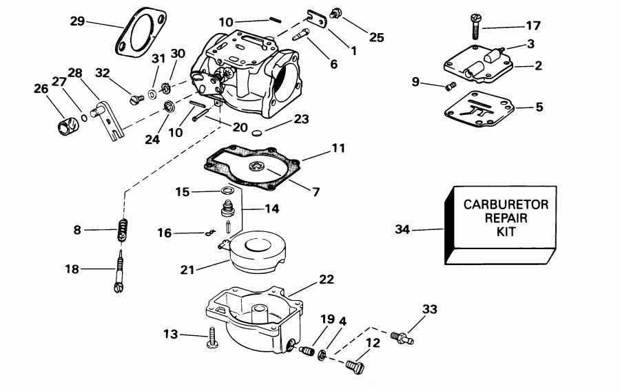   E40WRSIR commercial, rope start, 15 in s  - rburetor / rburetor