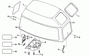   () - Evinrude (Engine Cover - Evinrude)